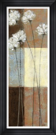 Framed Raku Blossoms I Print