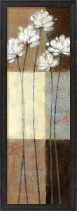 Framed Raku Blossoms II Print