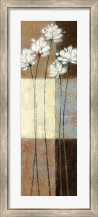 Framed Raku Blossoms II Print