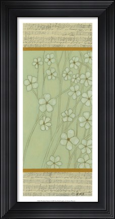 Framed Woodland Melody I Print