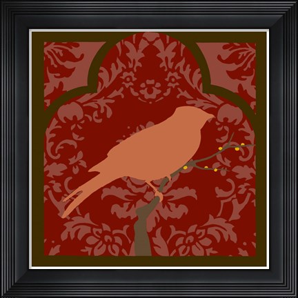 Framed Moroccan Songbird I Print