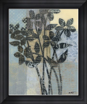 Framed Quilted Bouquet I Print