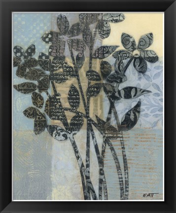 Framed Quilted Bouquet I Print