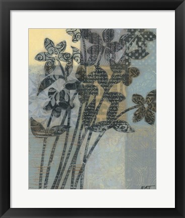 Framed Quilted Bouquet II Print