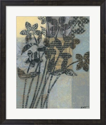 Framed Quilted Bouquet II Print