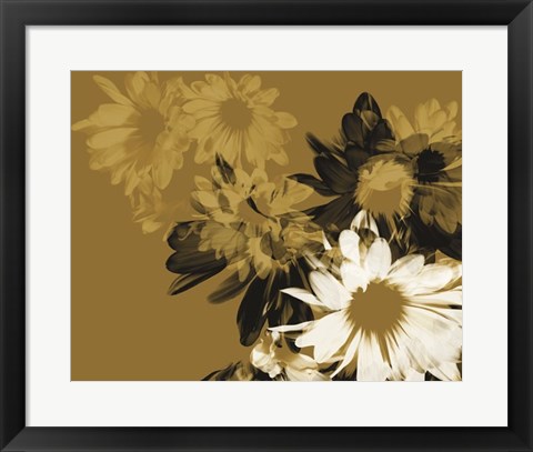 Framed Golden Bloom II Print