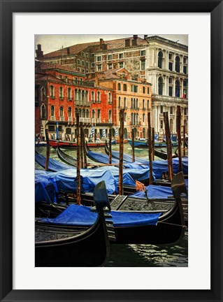 Framed Venetian Canals I Print