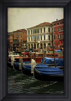 Framed Venetian Canals II Print