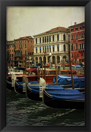 Framed Venetian Canals II Print