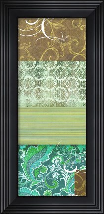 Framed Bohemian Echo I Print