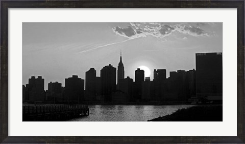 Framed Panorama of NYC I Print