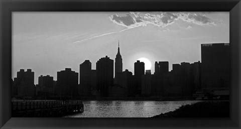 Framed Panorama of NYC I Print