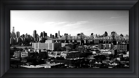Framed Panorama of NYC II Print
