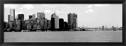 Framed Panorama of NYC IV Print