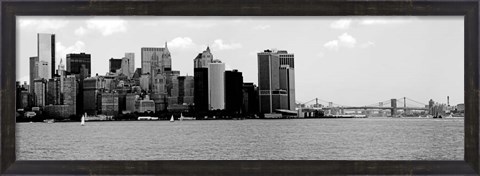 Framed Panorama of NYC IV Print