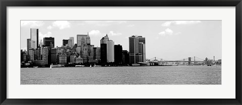 Framed Panorama of NYC IV Print