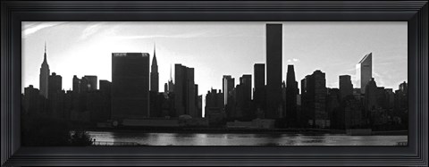 Framed Panorama of NYC VI Print