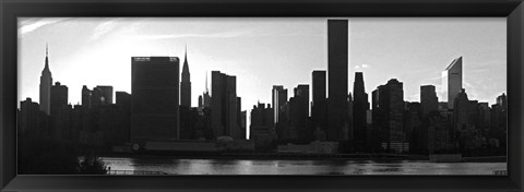 Framed Panorama of NYC VI Print