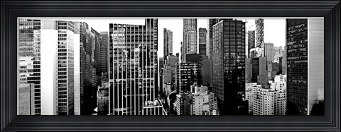 Framed Panorama of NYC VII Print
