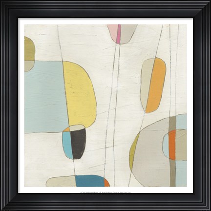 Framed Molecular Motion I Print