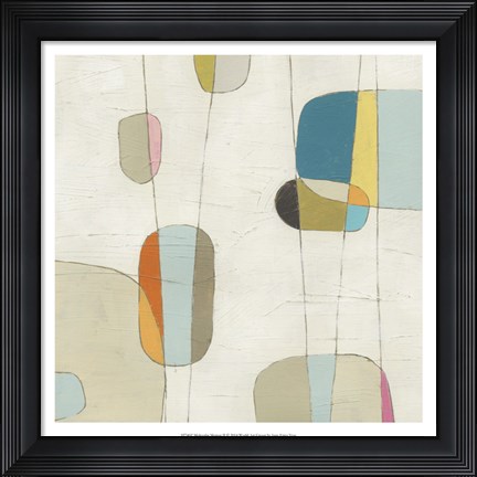 Framed Molecular Motion II Print
