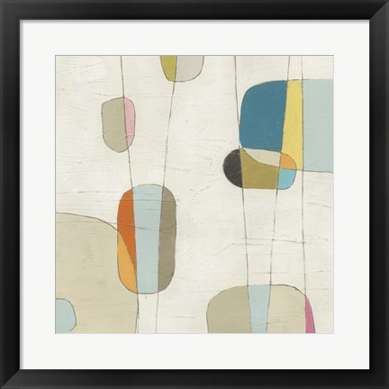 Framed Molecular Motion II Print