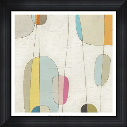 Framed Molecular Motion IV Print