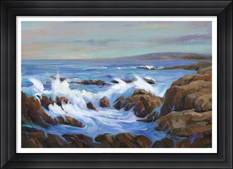 Framed Seascape Faraway I Print