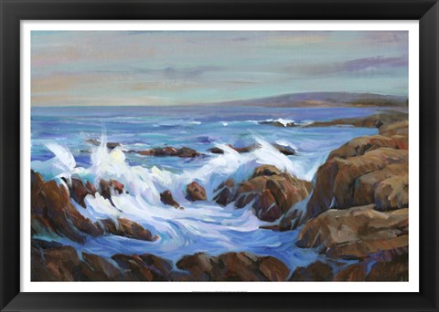 Framed Seascape Faraway I Print