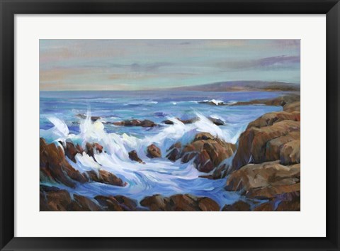 Framed Seascape Faraway I Print