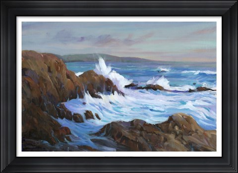 Framed Seascape Faraway II Print