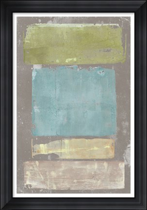 Framed Panelled Colors I Print