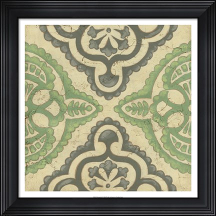 Framed Quatrefoil I Print