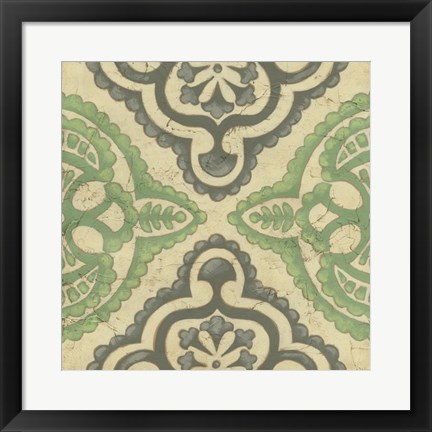 Framed Quatrefoil I Print