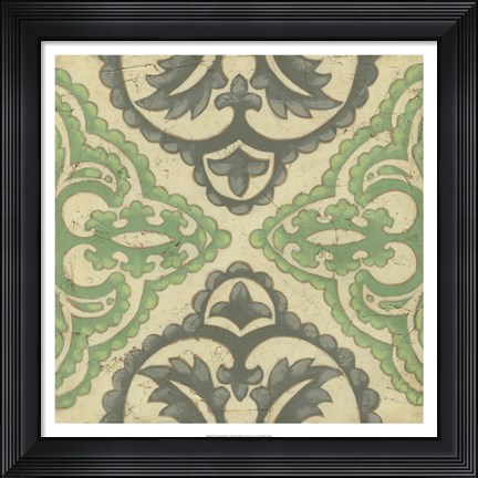 Framed Quatrefoil II Print
