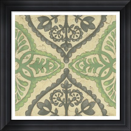 Framed Quatrefoil III Print