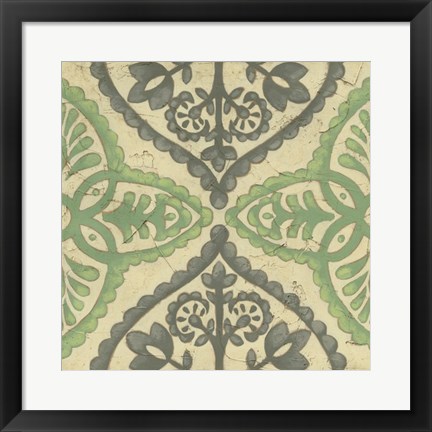 Framed Quatrefoil III Print