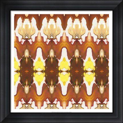 Framed Watercolor Quilt II Print