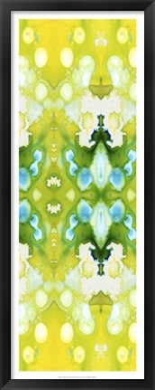 Framed Watercolor Quilt VII Print