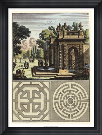 Framed Architecture Curiosa III Print