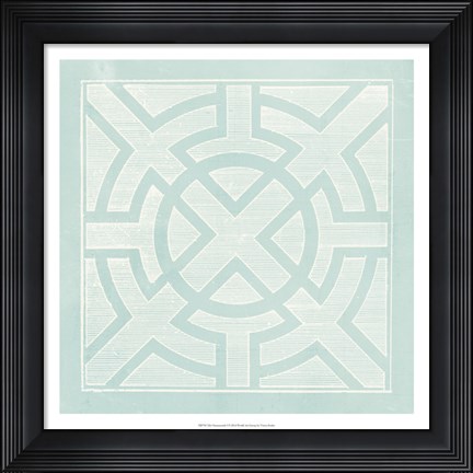 Framed Tile Ornamentale I Print