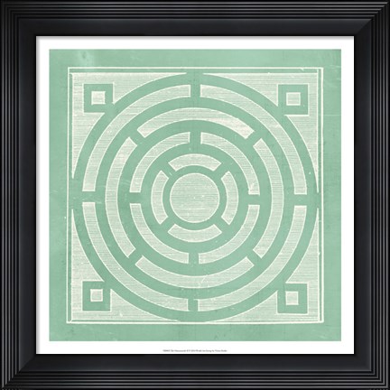 Framed Tile Ornamentale II Print