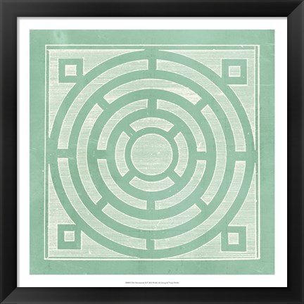 Framed Tile Ornamentale II Print