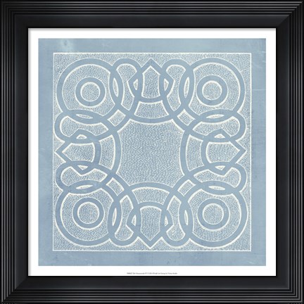 Framed Tile Ornamentale IV Print