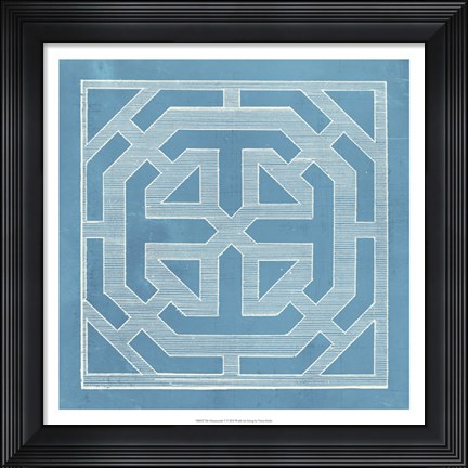 Framed Tile Ornamentale V Print