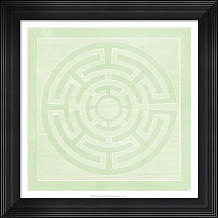 Framed Tile Ornamentale VI Print