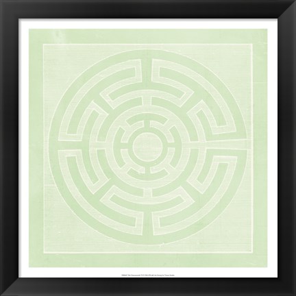 Framed Tile Ornamentale VI Print