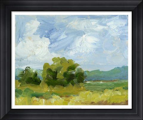 Framed Field Color Study I Print
