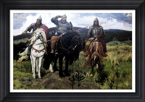 Framed Bogatyrs Print
