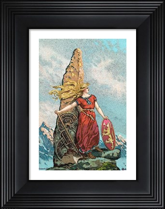 Framed Nationalism Viking Cultivation Print